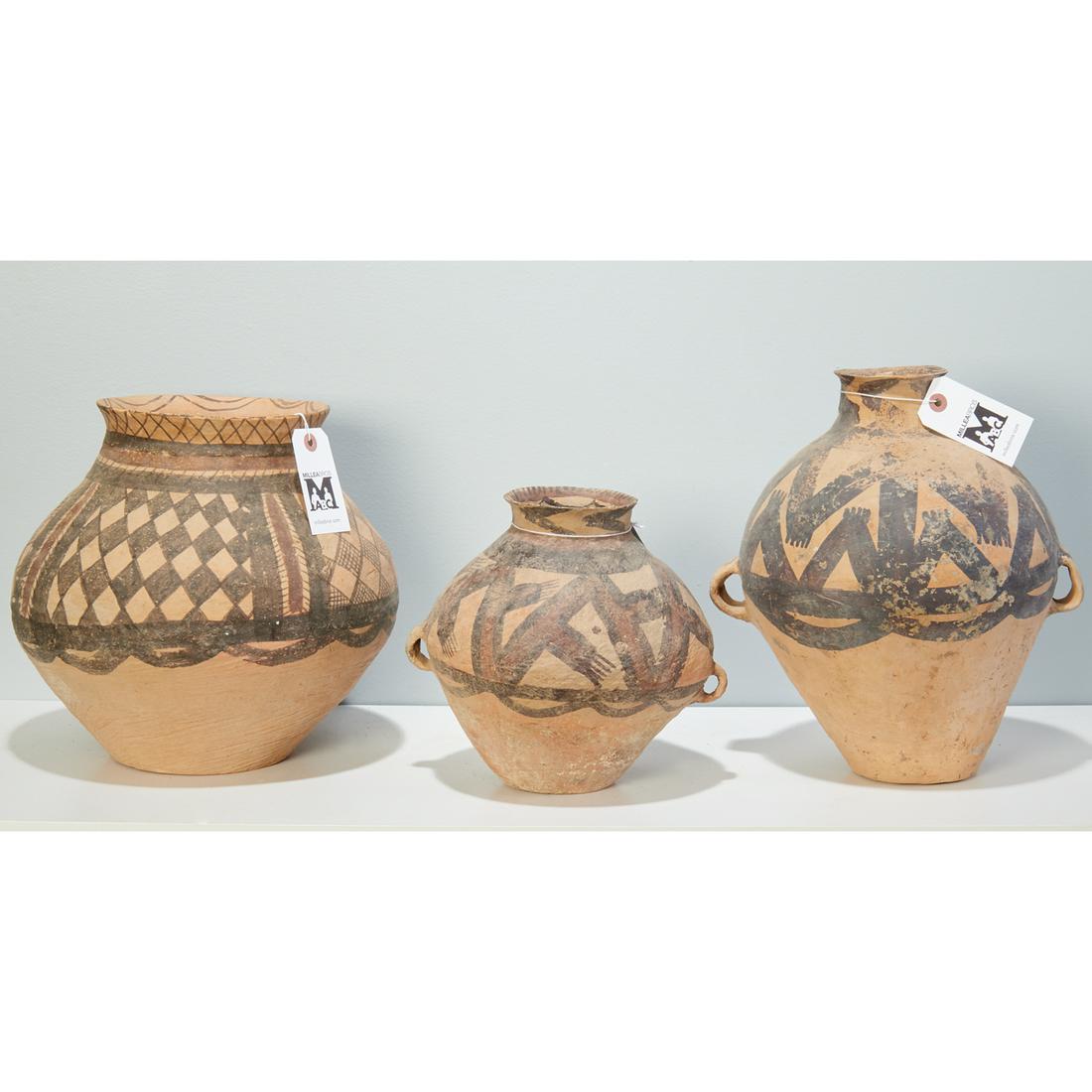 (3) Chinese Neolithic style pottery vessels (1 of 5)
