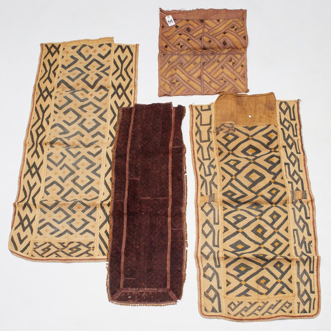 Kuba Peoples, (4) vintage textiles (1 of 5)