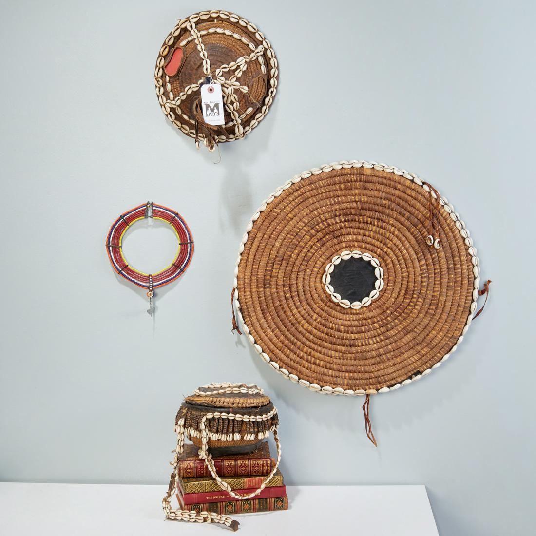 Group (4) African beaded objects (1 of 5)