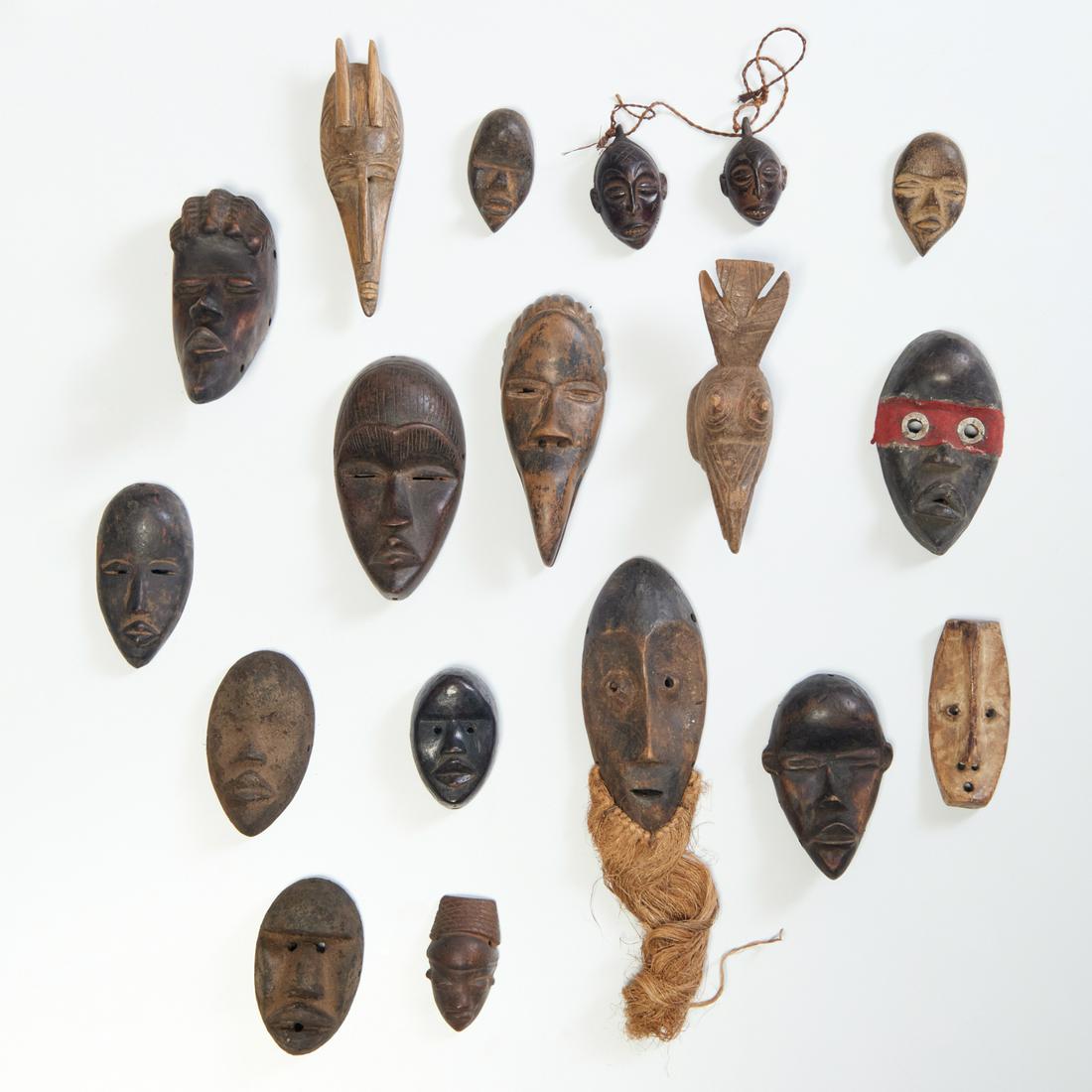 Collection (18) African style passport masks (1 of 6)