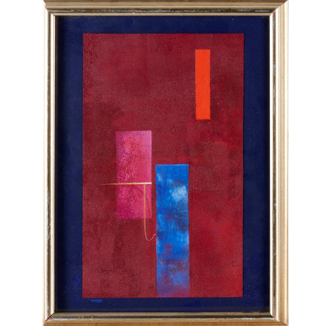 Theodore F. Wolff, acrylic on paper (1 of 8)