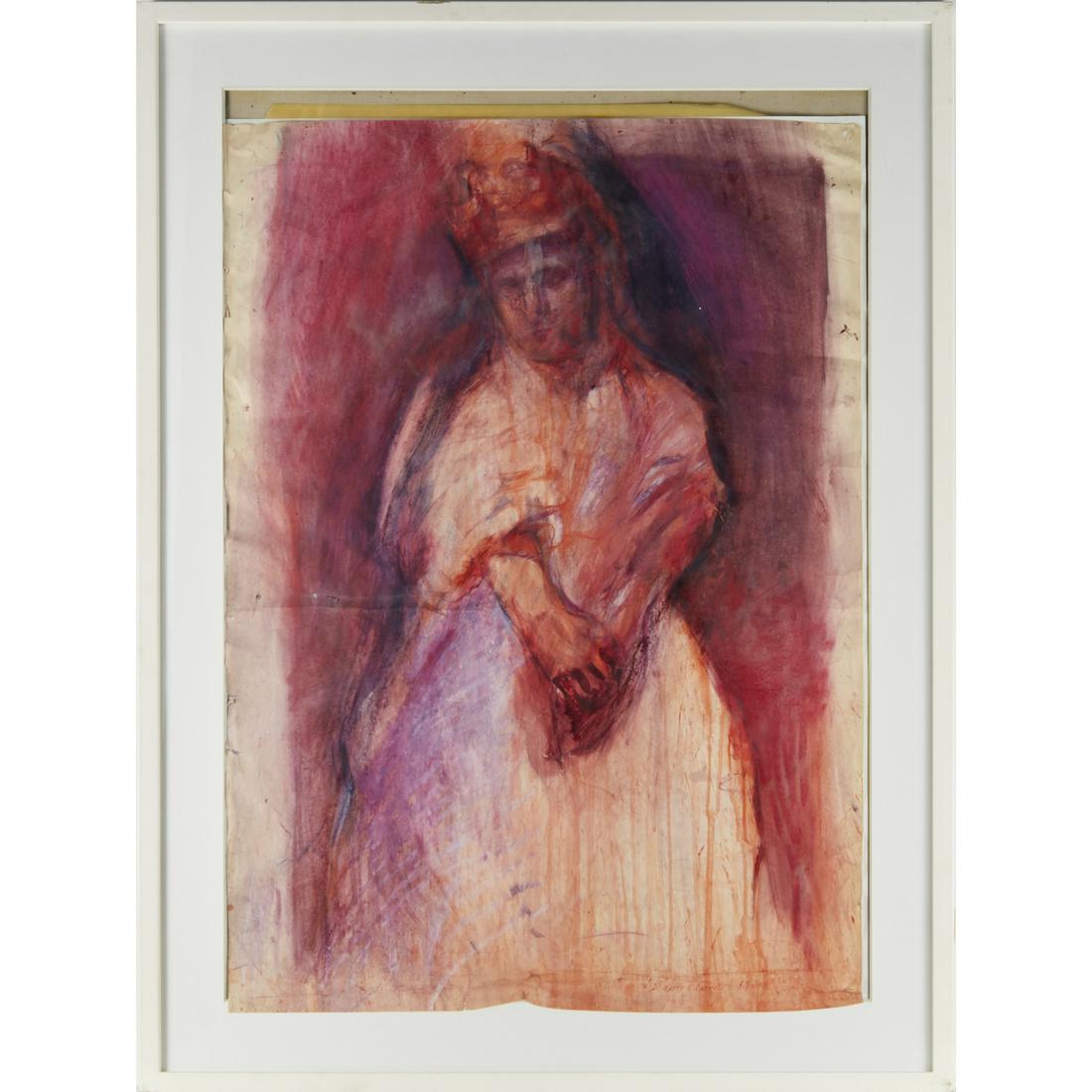 Vana Xenou, large pastel drawing (1 of 9)