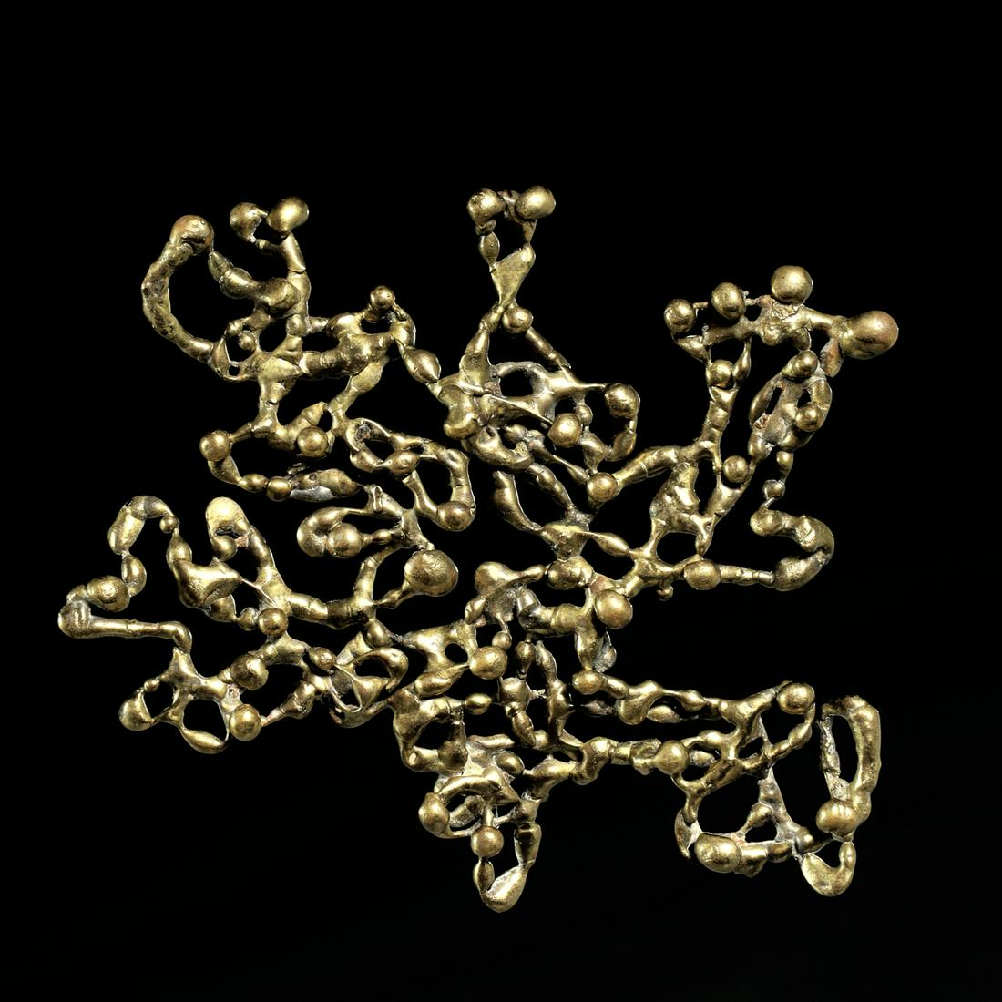 Ibram Lassaw (attrib.), gilt bronze pendant (1 of 6)