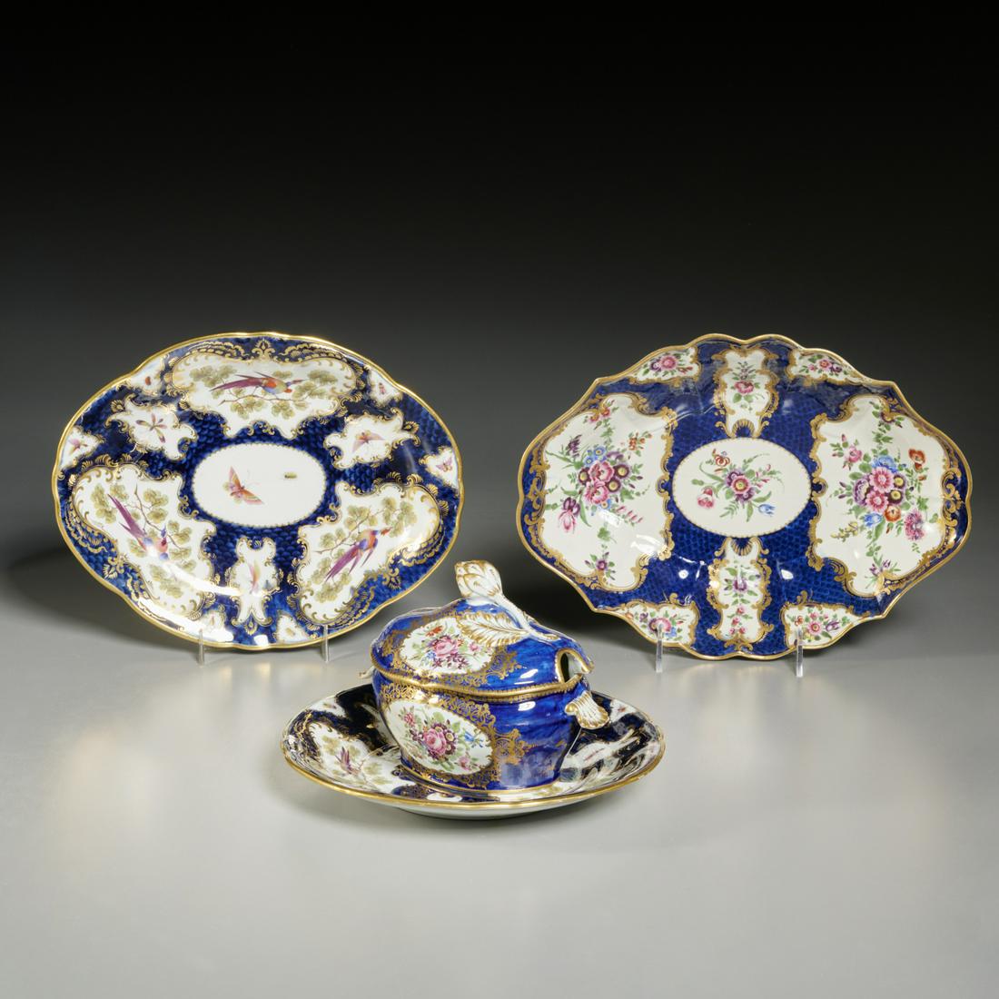 Worcester porcelain group, incl. First Period (1 of 8)