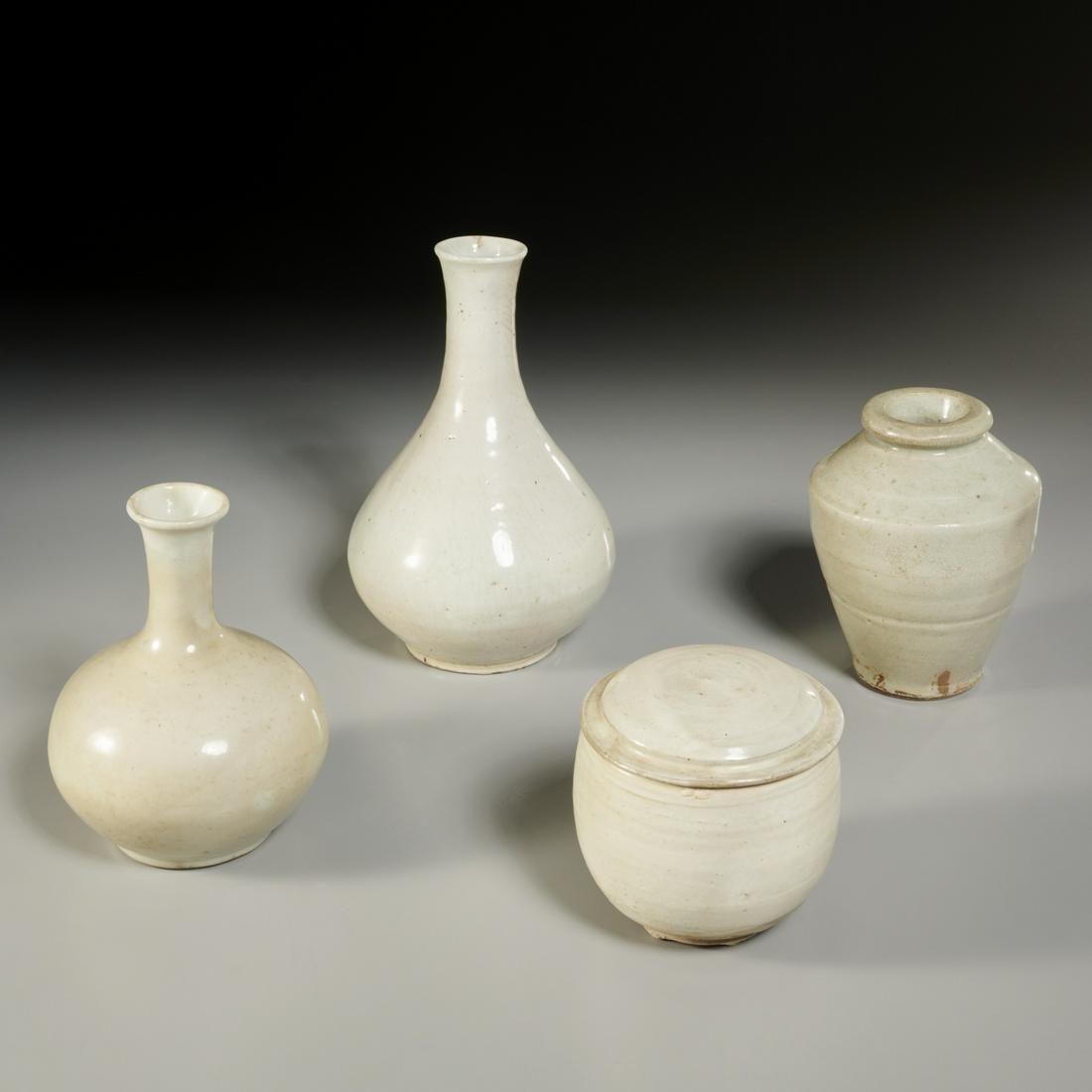 Group Korean monochrome white ceramics (1 of 6)