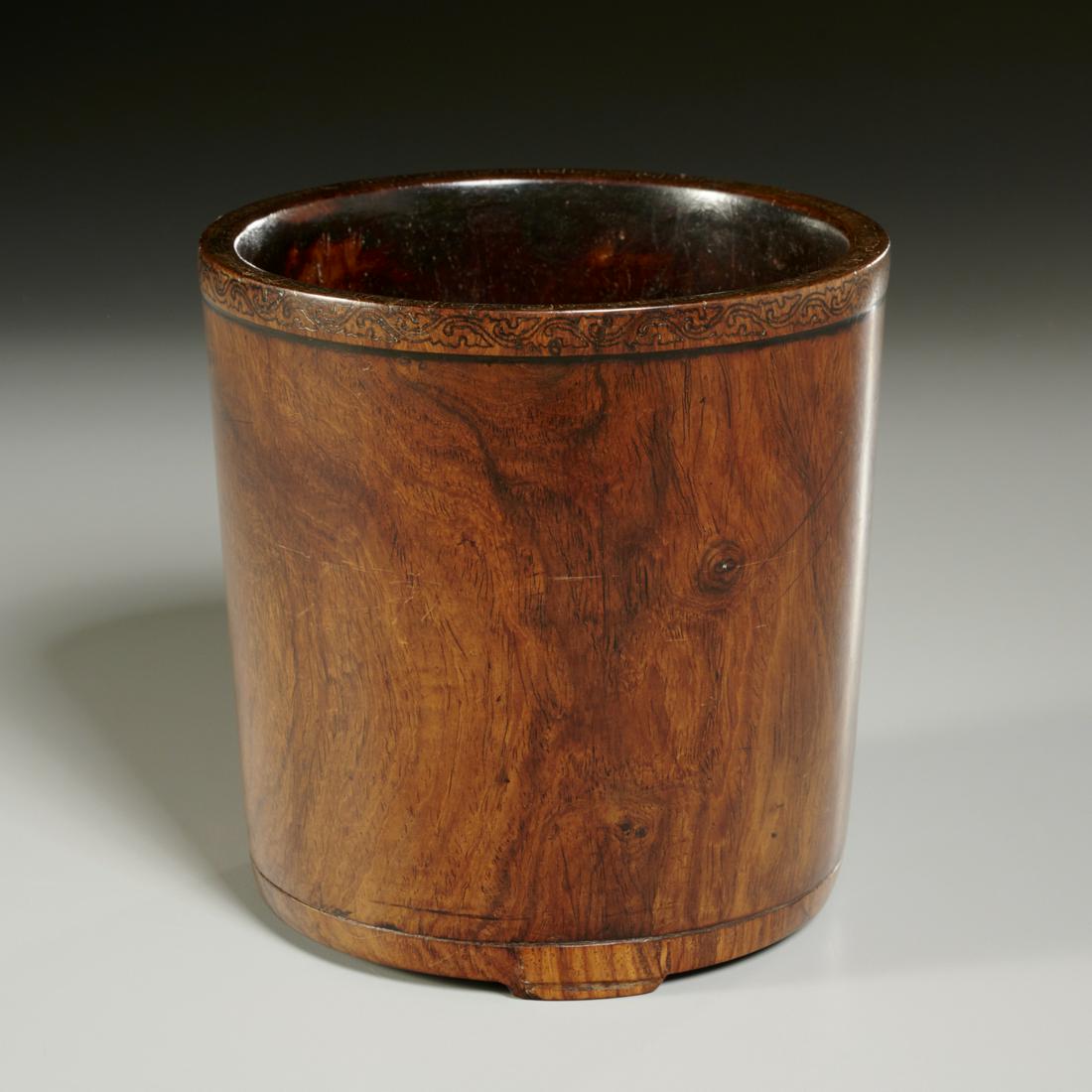 Good Chinese huanghuali brush pot (1 of 4)