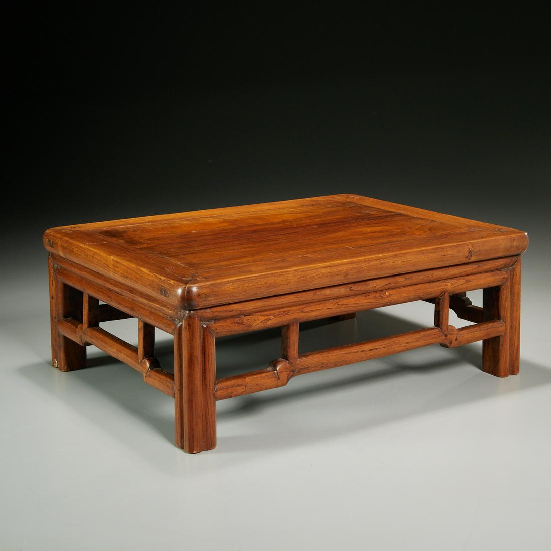 Antique Chinese carved hardwood stand (1 of 6)