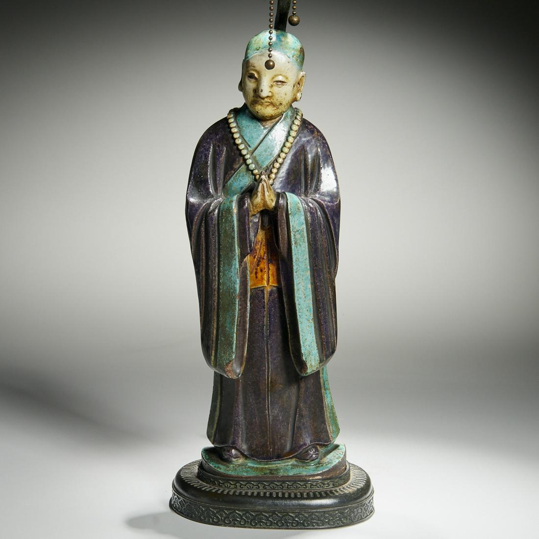 Chinese Ming era Fahua tilework figure (1 of 10)