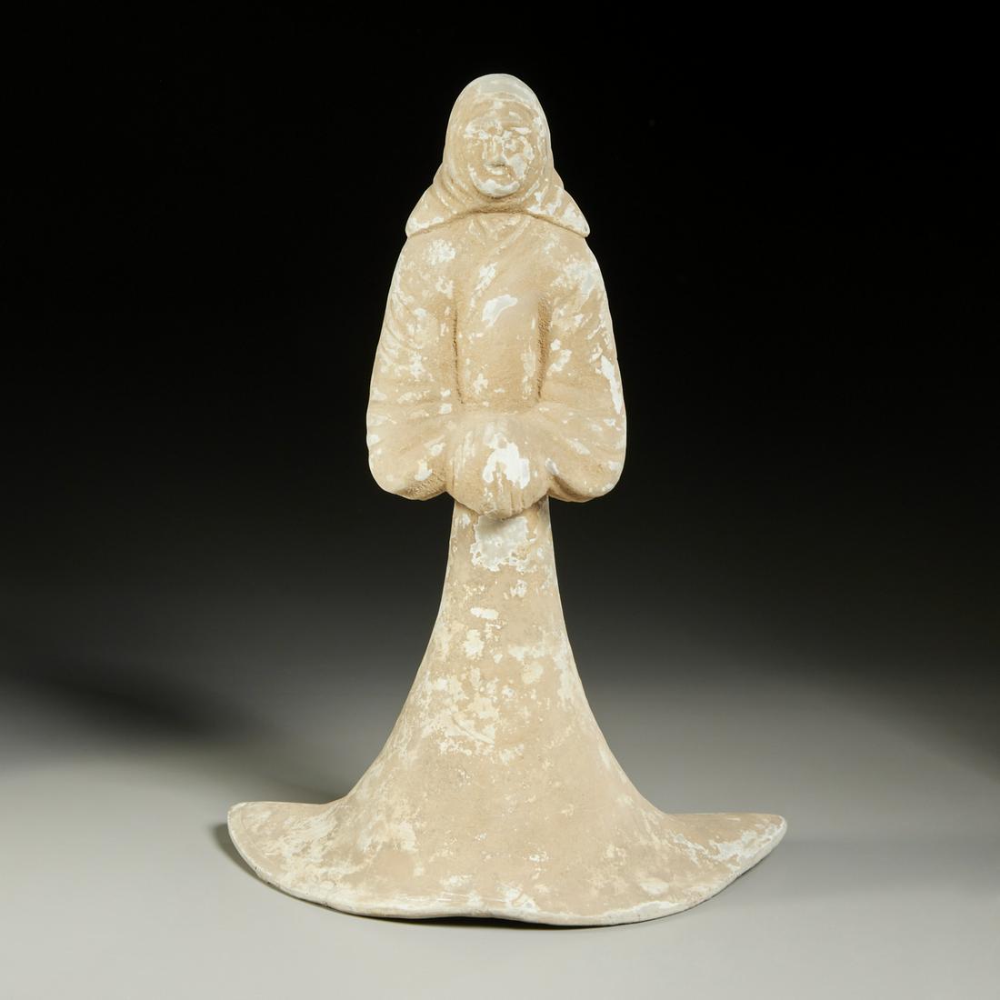 Han Dynasty female pottery figure, TL tested (1 of 6)