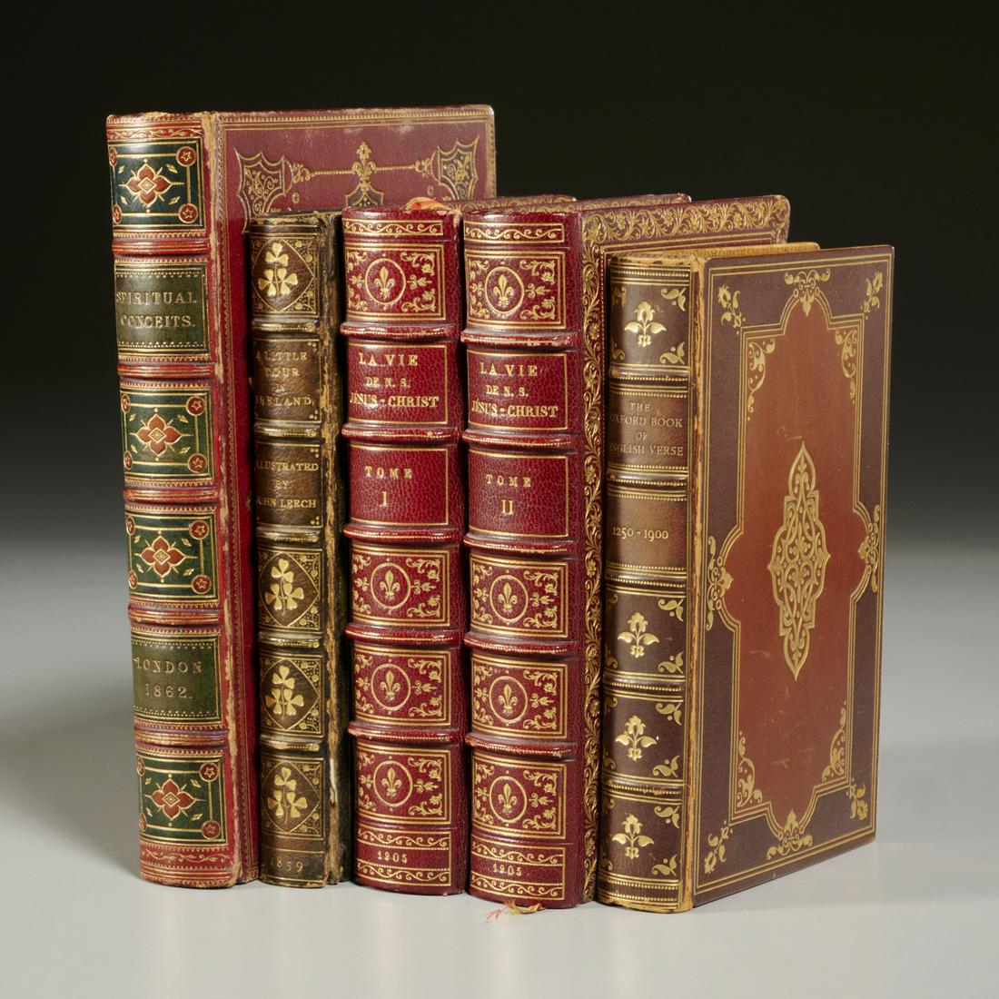 (5) Vols. fine bindings incl. Rivington, Riviere (1 of 8)