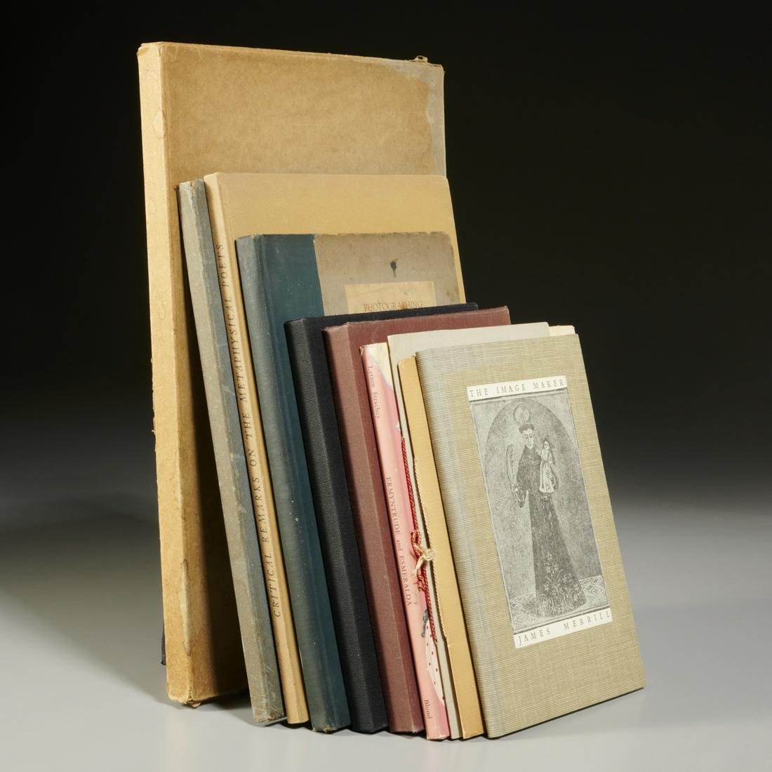 Fine & Small Press, (10) volumes, some signed (1 of 11)