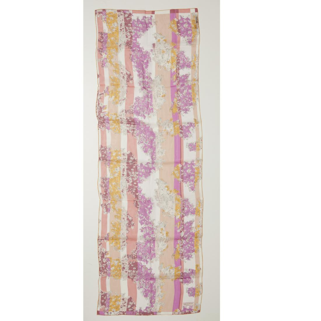 Emilio Pucci silk chiffon scarf shawl (1 of 7)