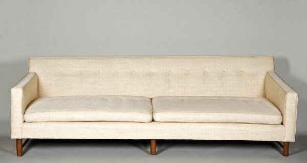 Edward Wormley for Dunbar sofa: Edward Wormley for Dunbar sofa, Mid 20th c., 29"h x 89"l x 31.5"d