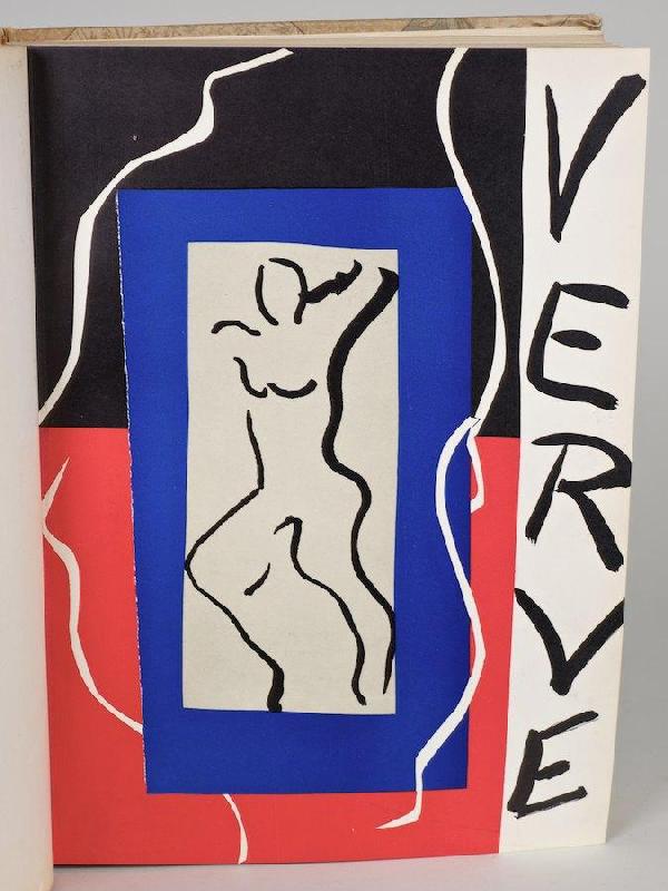 Verve, #s 1-4: Verve, #s 1-4, 1 vol., covers bound in, complete with original lithographs by Matisse et al.