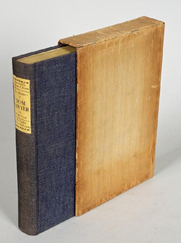 Thos. Hart Benton, signed Limited Edition Club: Thos. Hart Benton, signed Limited Edition Club, Twain, Tom Sawyer, NY, 1939, 1/1500 copies illustrated with lithographs by Benton, and signed by him