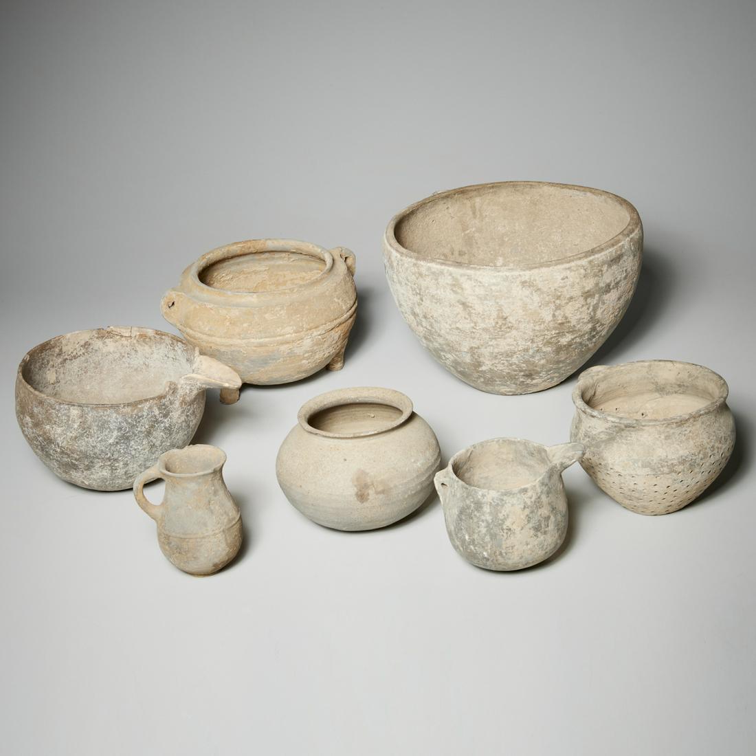 Early Chinese grey earthenware group (1 of 5)