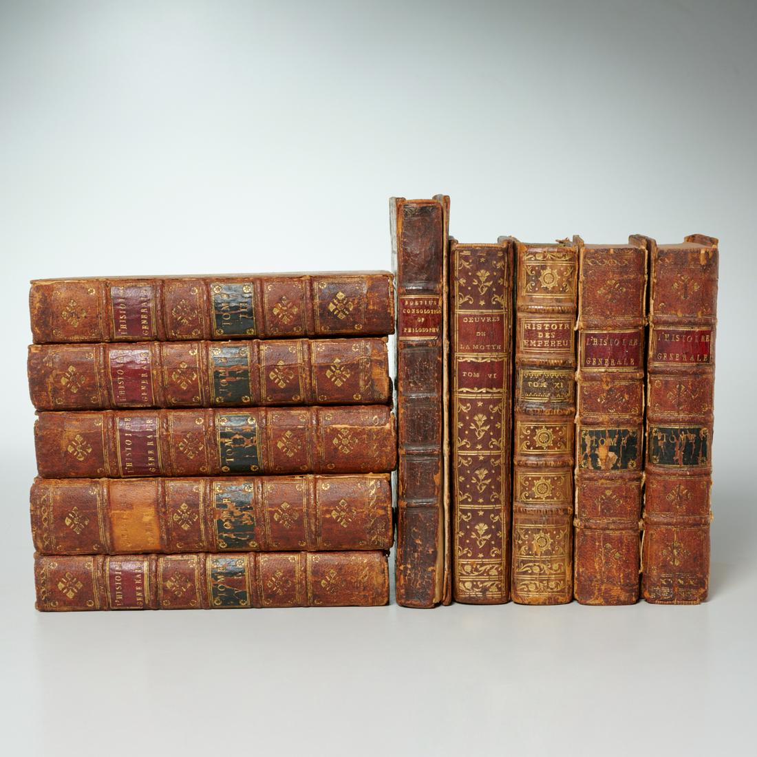 (10) Vols. leather bindings, 17th & 18th c. (1 of 8)