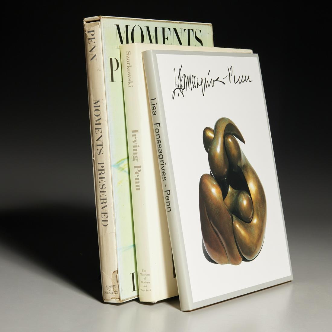 Irving Penn, (3) inscribed volumes (1 of 8)