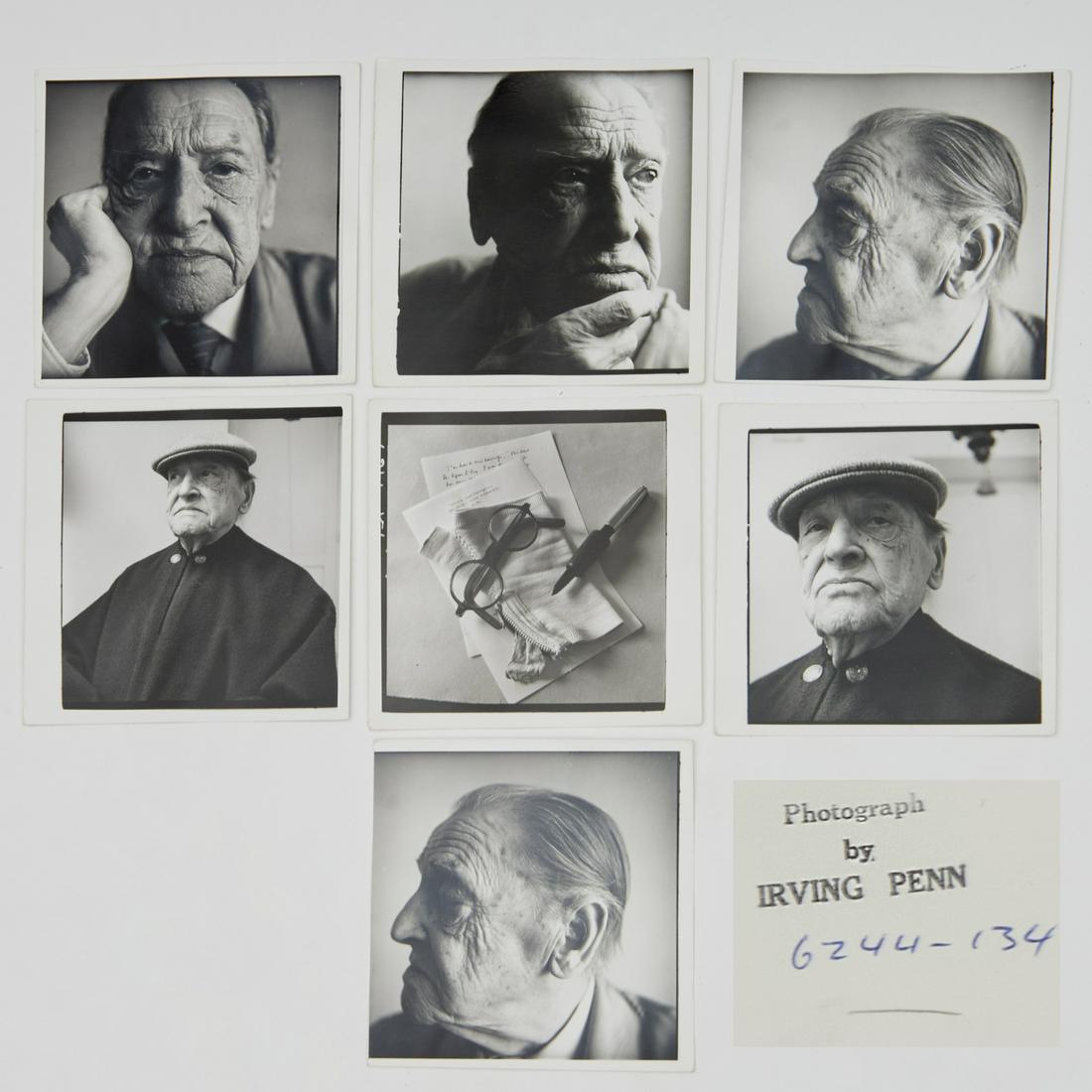 Irving Penn, W. Somerset Maugham, (7) portraits (1 of 7)