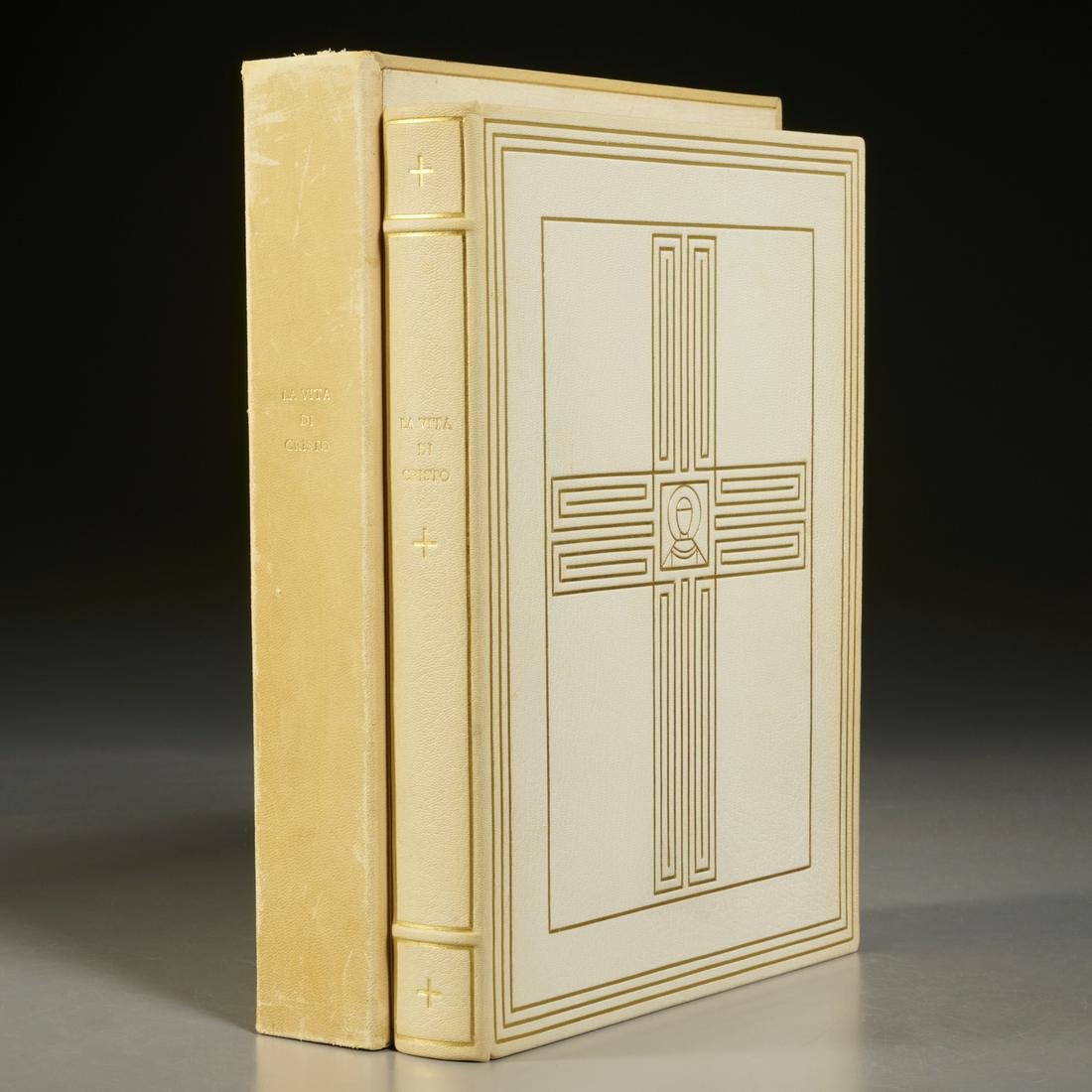 La vita di Cristo, fine leather binding, 1957 (1 of 8)