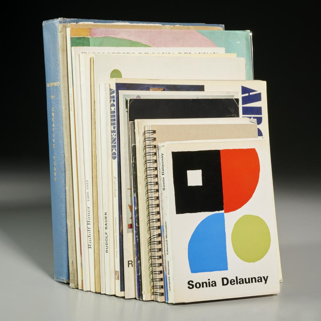 (17) Vols. Archipenko, Delauney, Bauer: (17) Vols. Archipenko, Delauney, Bauer, Includes Archipenko Fifty Creative Years 1908-1958, Alexander Archipenko and Fifty Art Historians, 1906; Alexandre Archipenko Son Oeuvre, Hans Hildebrandt, Edit