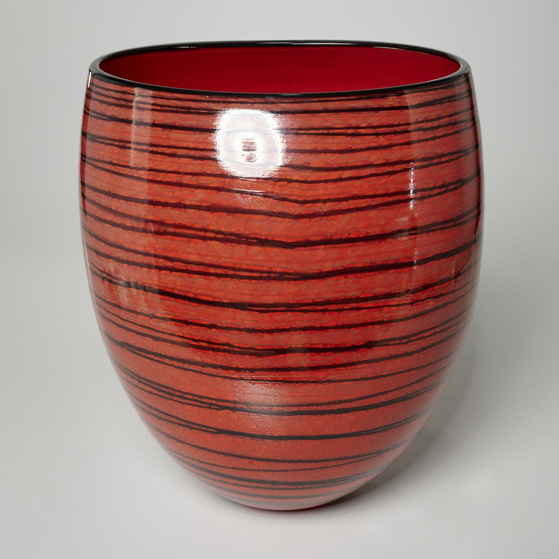 Ioan Nemtoi, large studio glass vase (1 of 5)