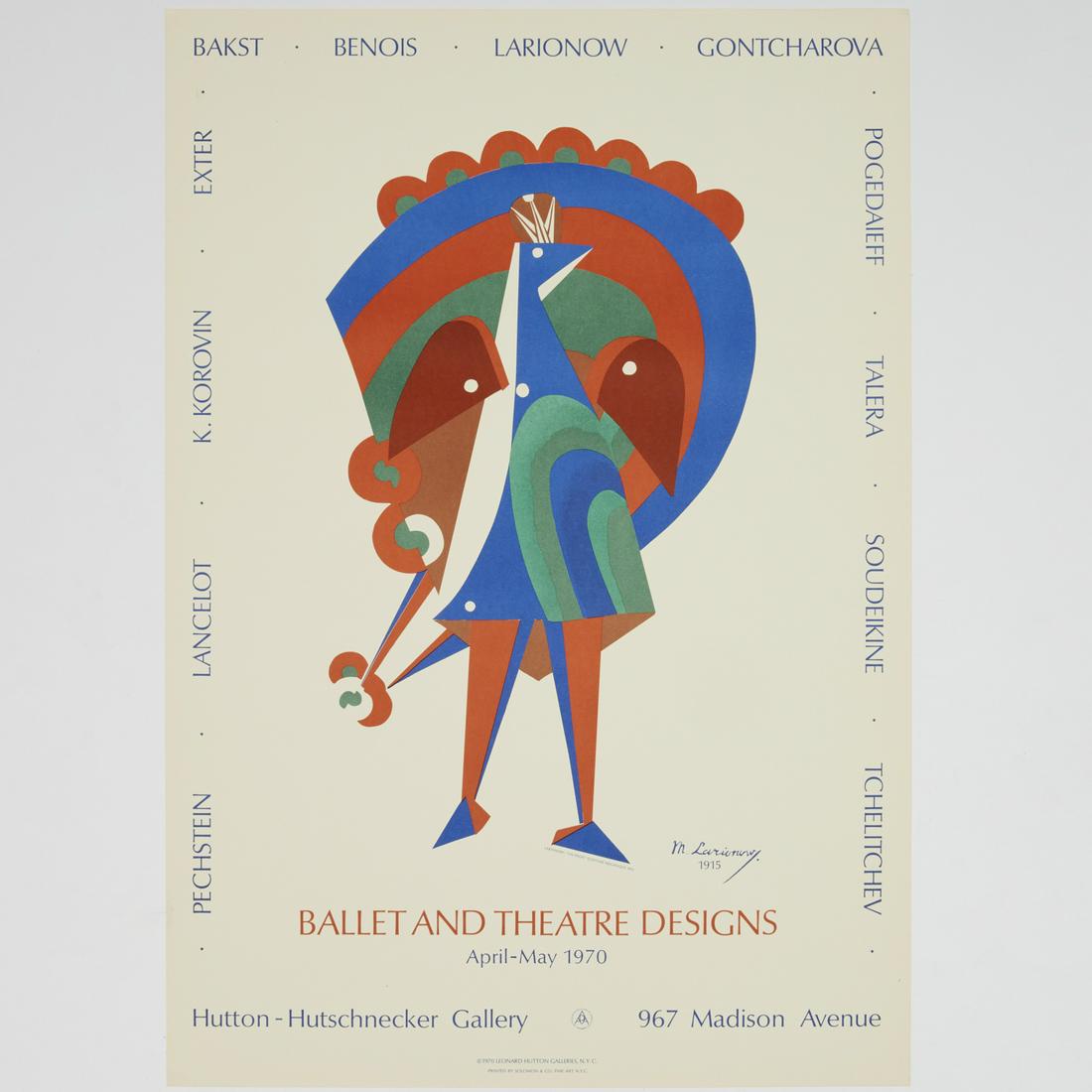 Mikhail Larionov, lithograph poster (1 of 5)