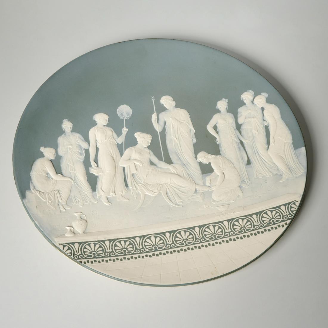Large Villeroy & Boch, Mettlach cameo charger (1 of 7)