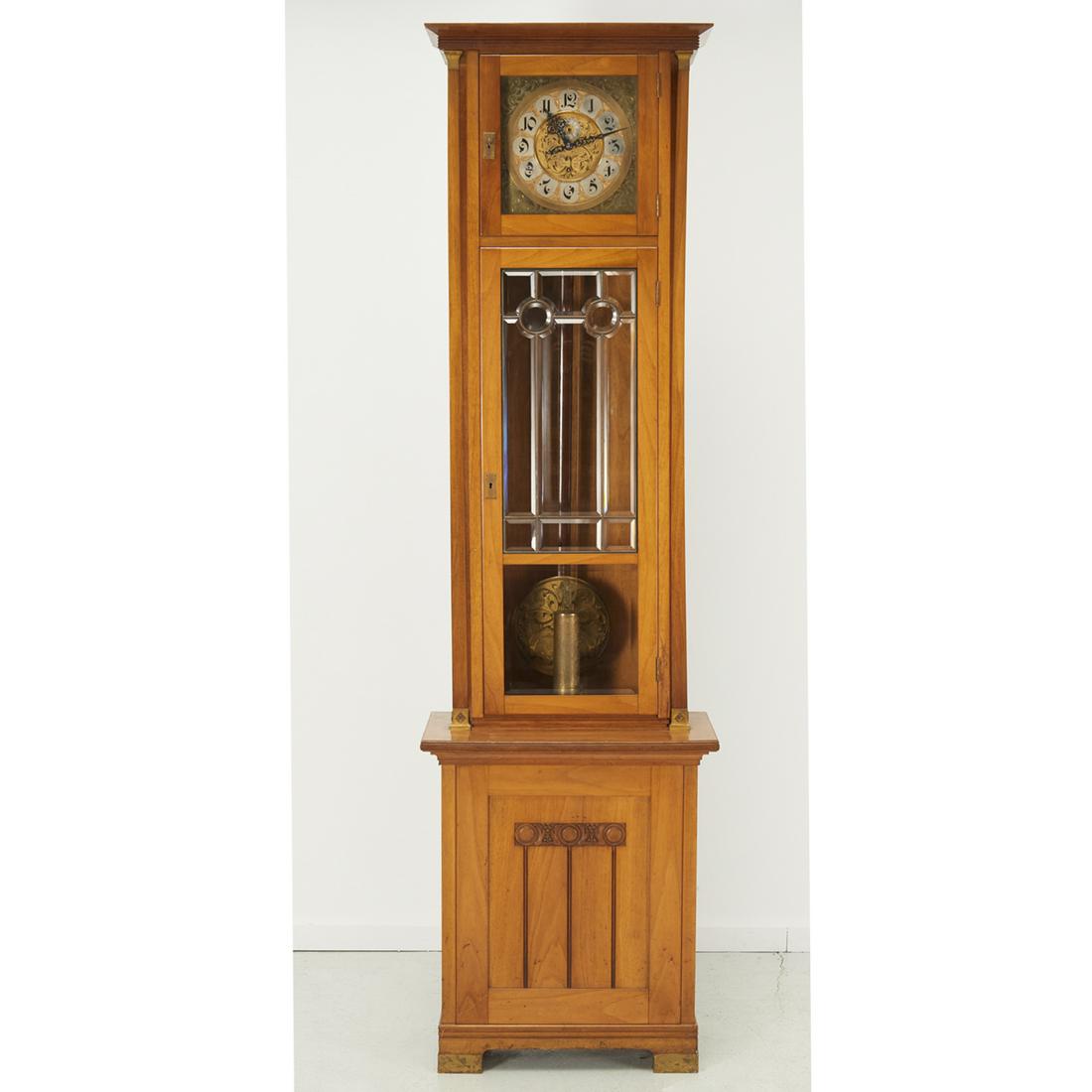 Vienna Secessionist tall case clock (1 of 9)