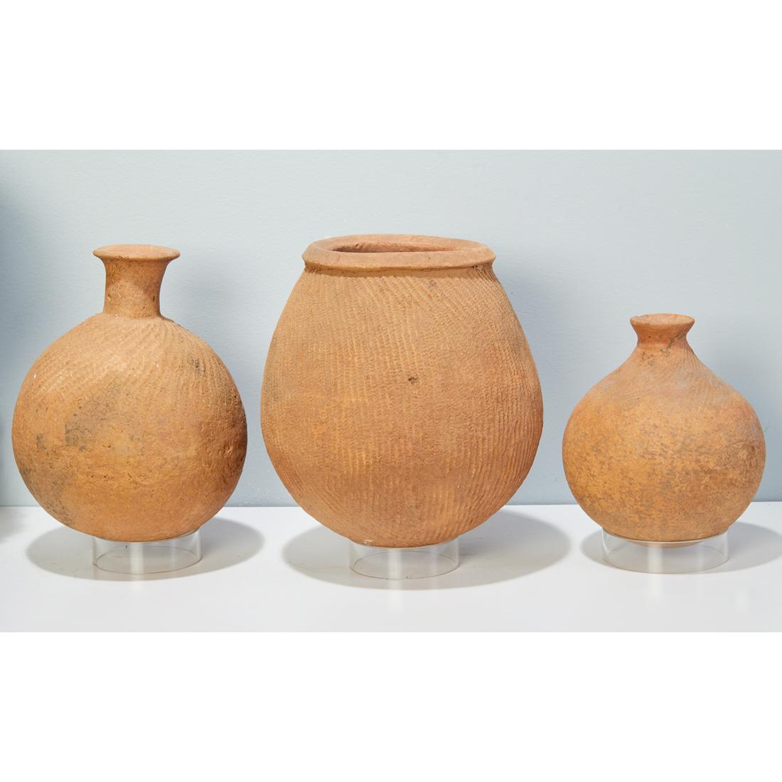 Bura-Asinda Culture, (3) nice terracotta pots (1 of 6)