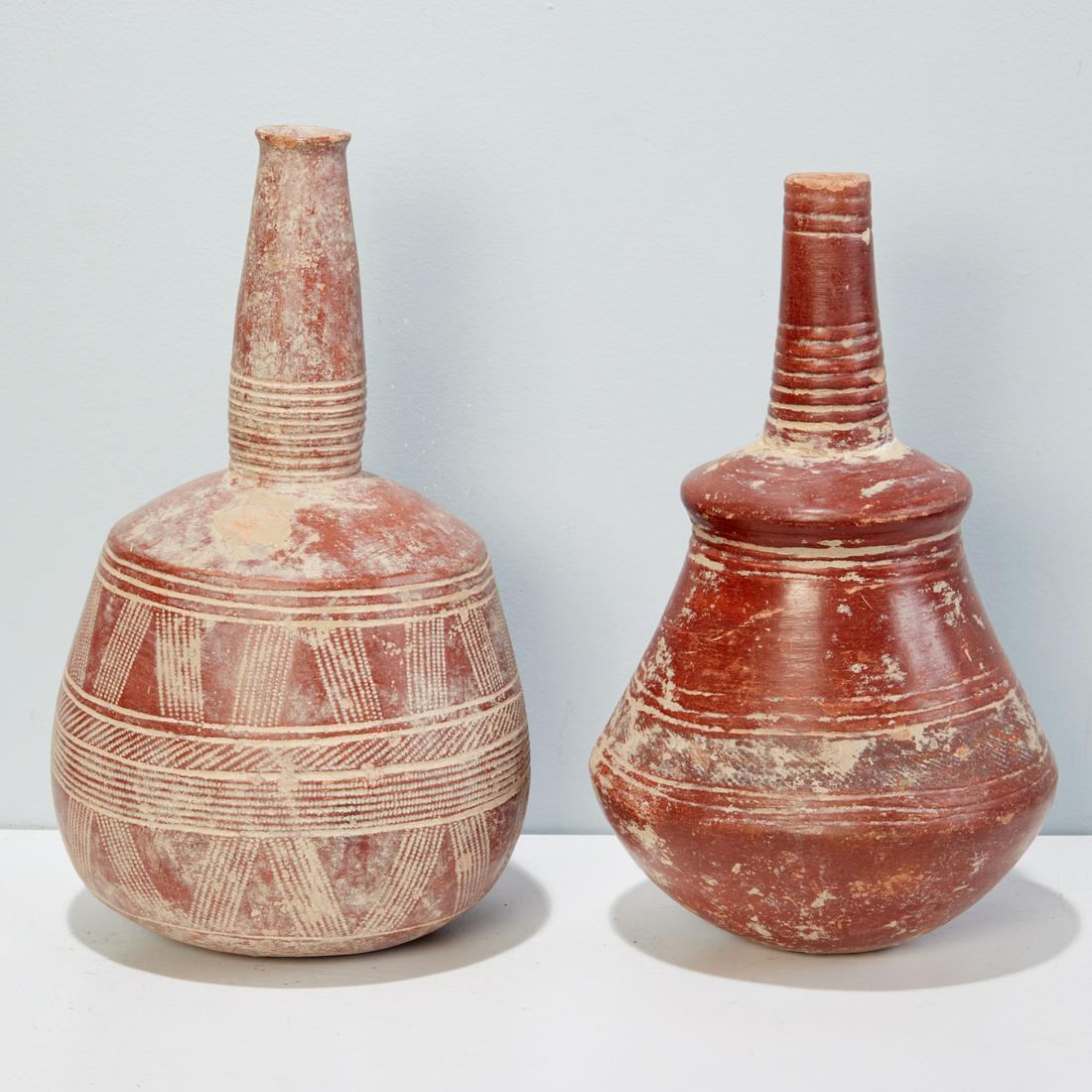 Djenne Culture, (2) nice terracotta vessels (1 of 6)