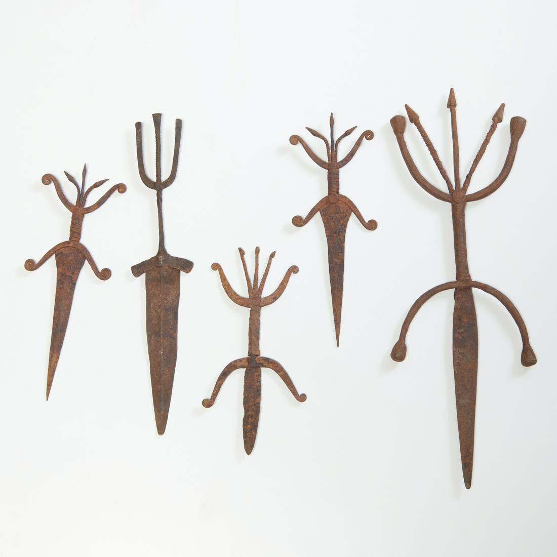 Vere/Dadiya Peoples, (5) prestige knife currencies (1 of 5)