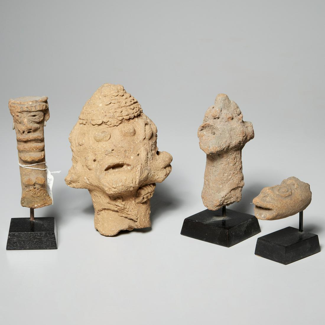 Koma-Bulsa Culture, (4) terracotta heads (1 of 5)