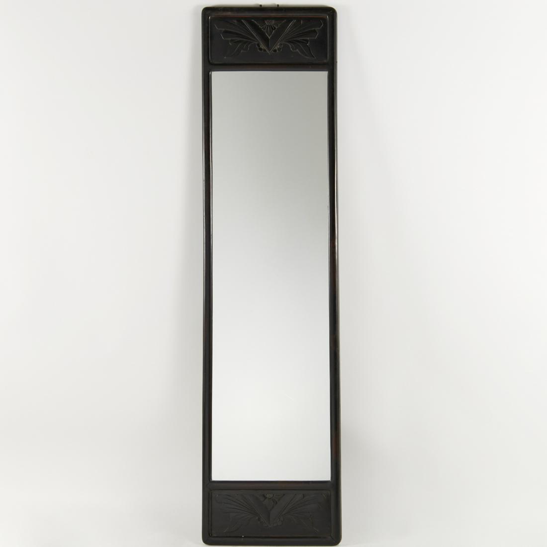 Art Nouveau style pillar mirror (1 of 4)