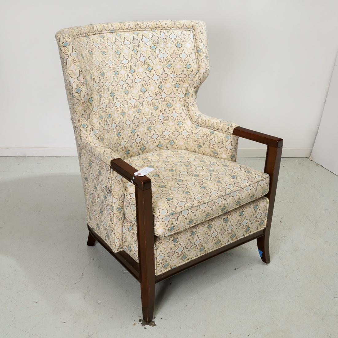 Barbara Barry for Baker upholstered wing chair (1 of 6)