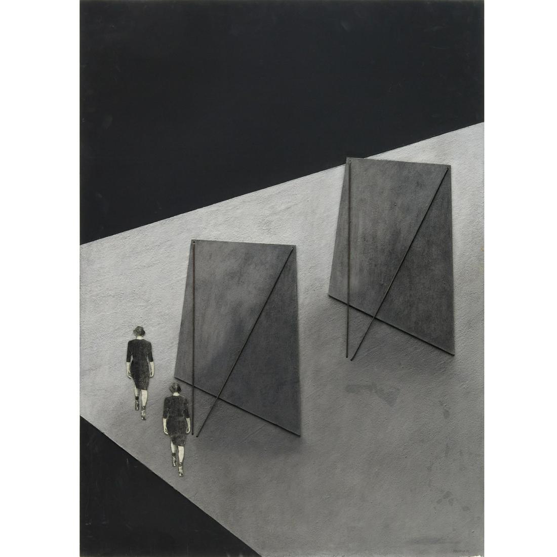 Maria Otamendi, mixed media collage, 1988 (1 of 10)