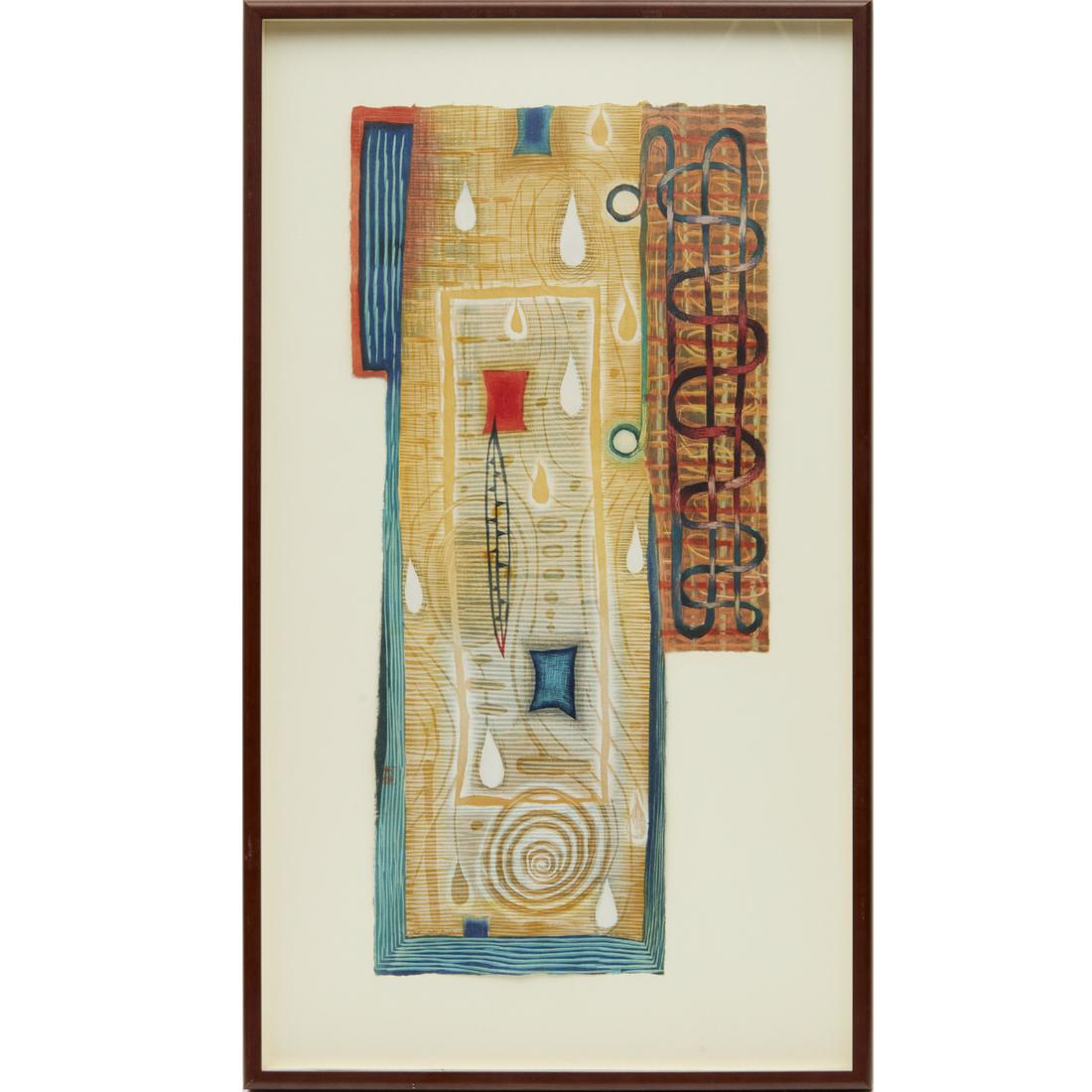 Karen Kunc, color woodcut, 2001 (1 of 7)