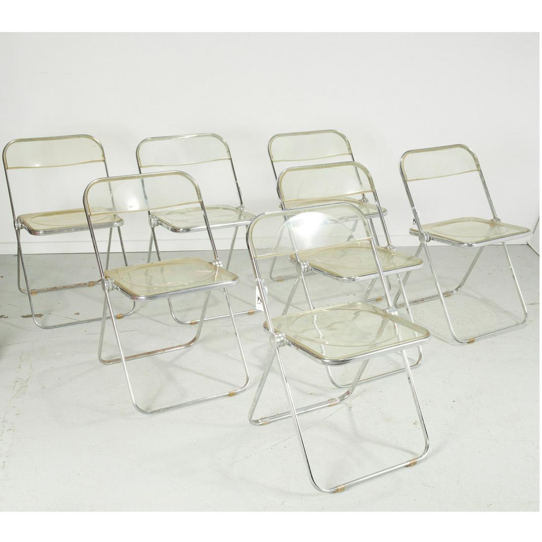 (7) Castelli "Plia" folding chairs (1 of 7)