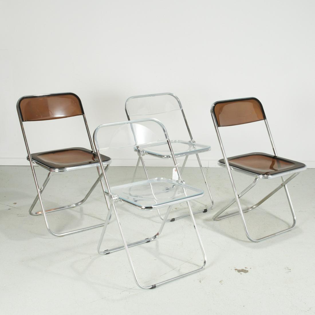 (4) Castelli "Plia" folding chairs (1 of 8)