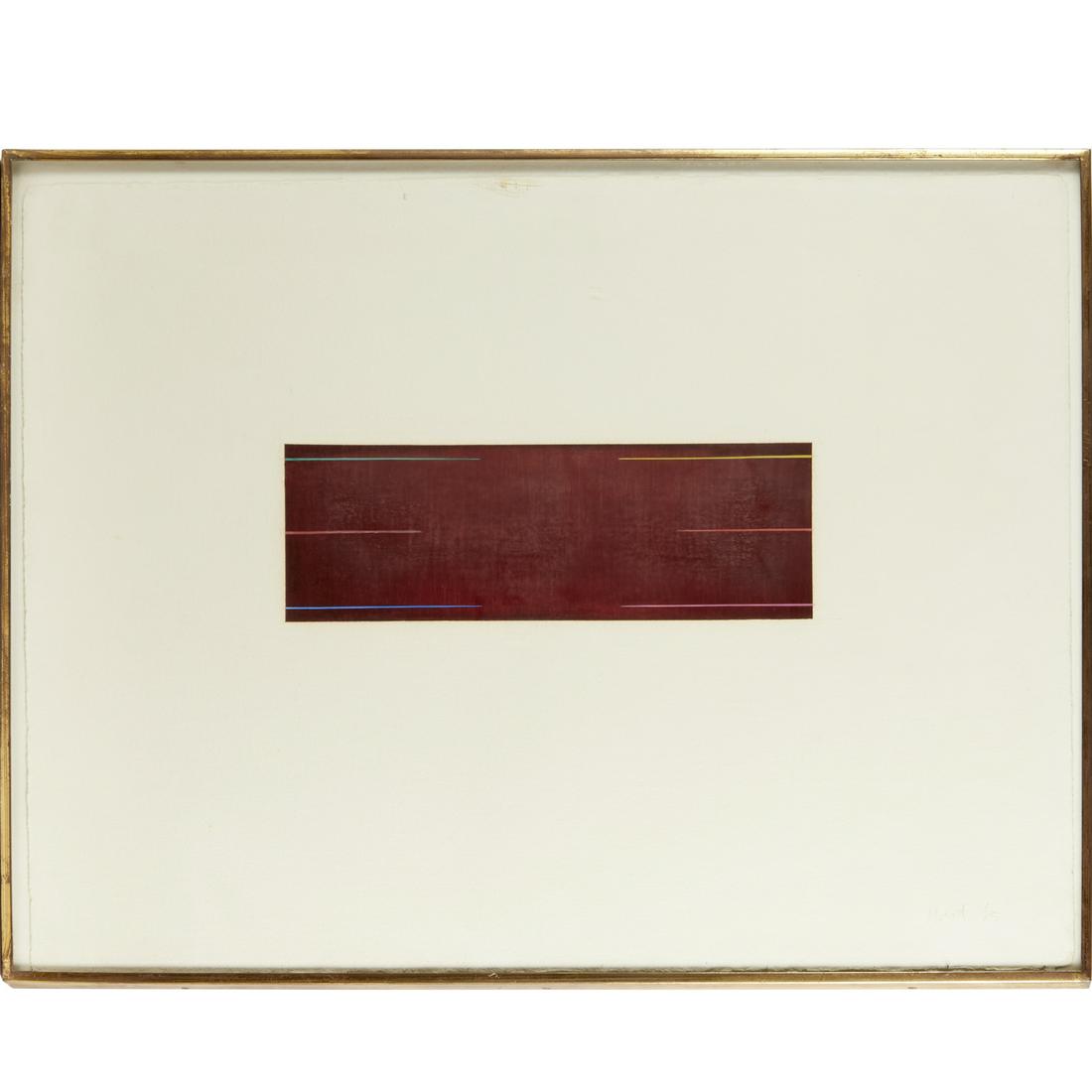 Gordon Hart, oil on paper, 1975 (1 of 5)