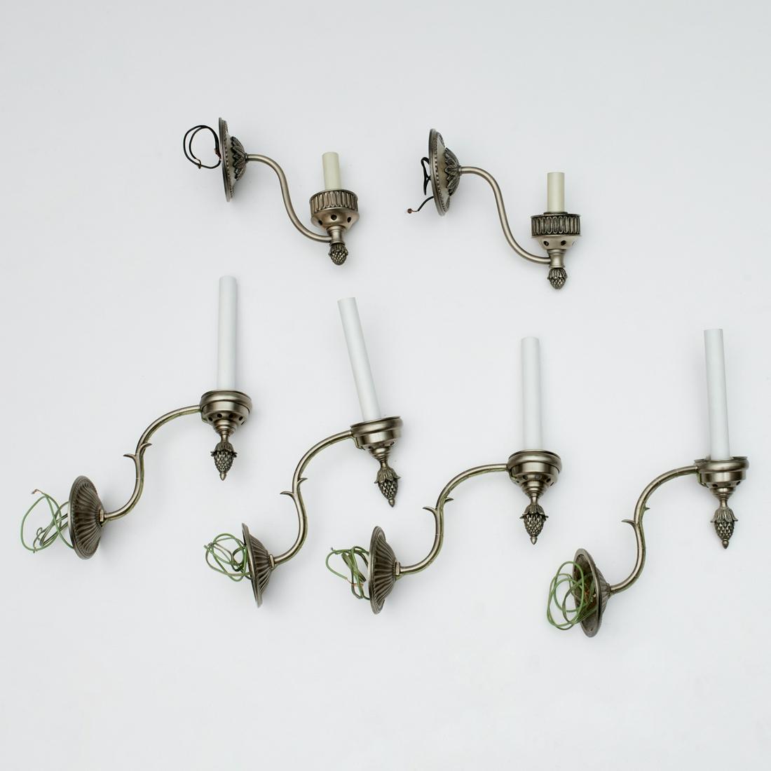 Group (6) nice quality Georgian style sconces (1 of 6)