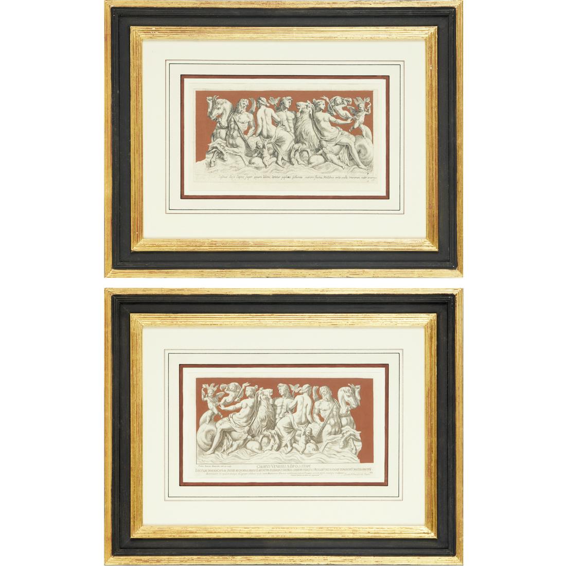 Pietro Bellori, pair Italian engravings,1693 (1 of 12)