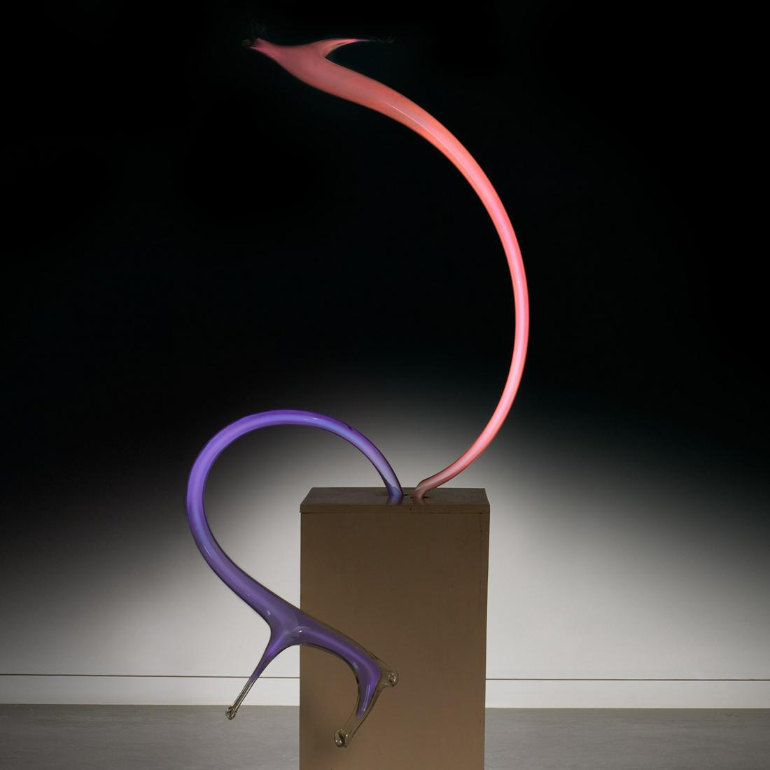 Mundy Hepburn, glass light sculpture, 1991 (1 of 7)