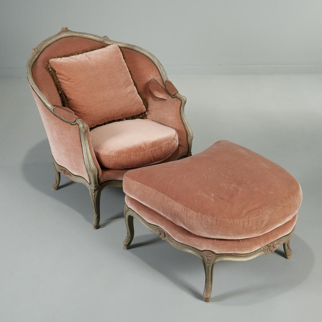 Maison Jansen (attr) Louis XV style chaise longue (1 of 6)
