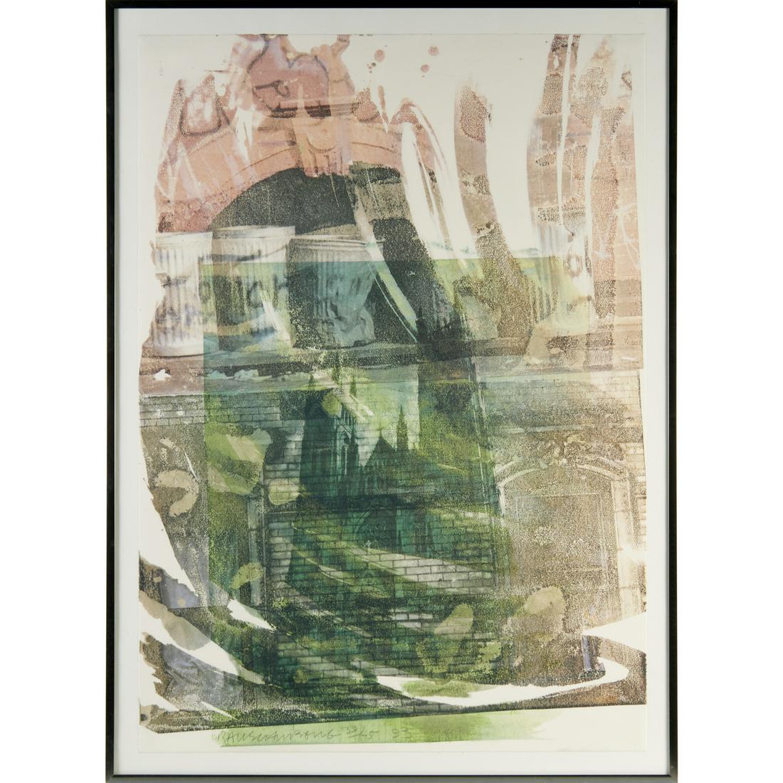 Robert Rauschenberg, color lithograph, 1993 (1 of 5)