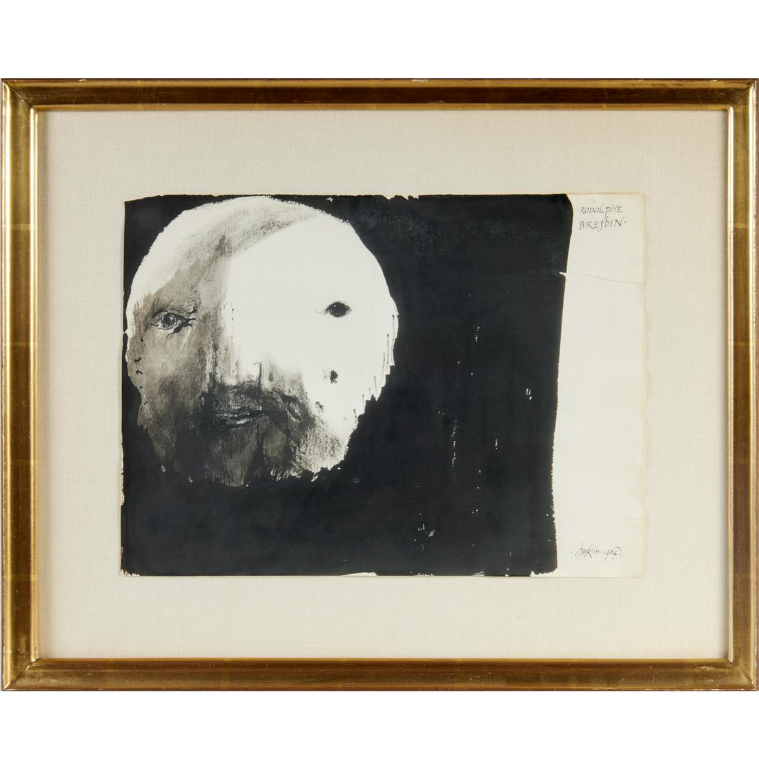 Leonard Baskin, ink drawing, 1964 (1 of 9)