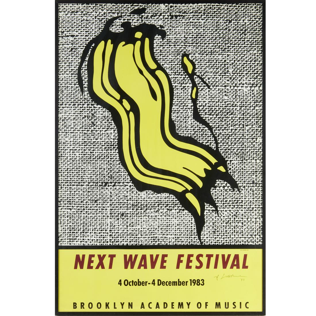 Roy Lichtenstein, signed poster, 1983 (1 of 7)