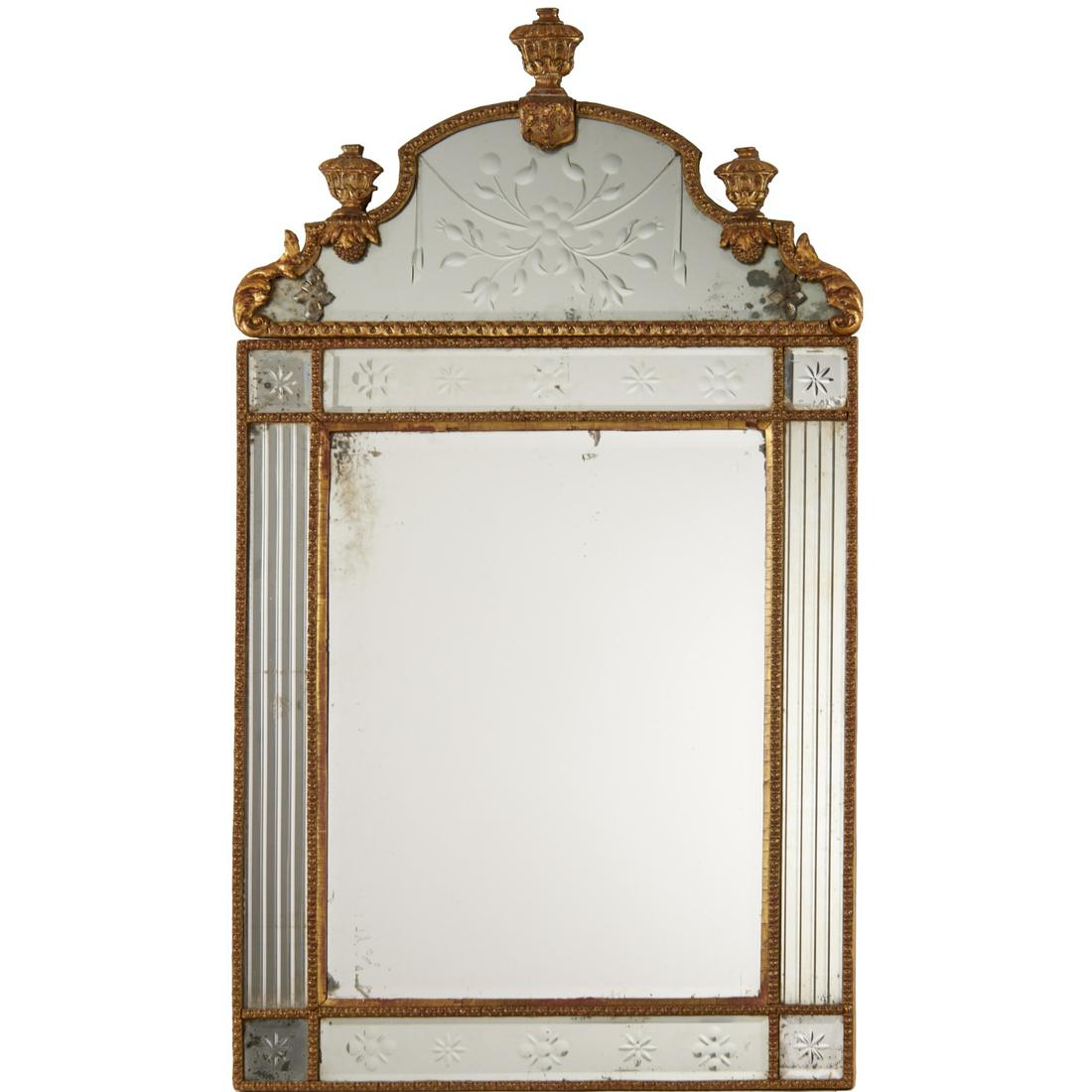 Swedish Baroque mirror, manner Burchard Precht (1 of 7)