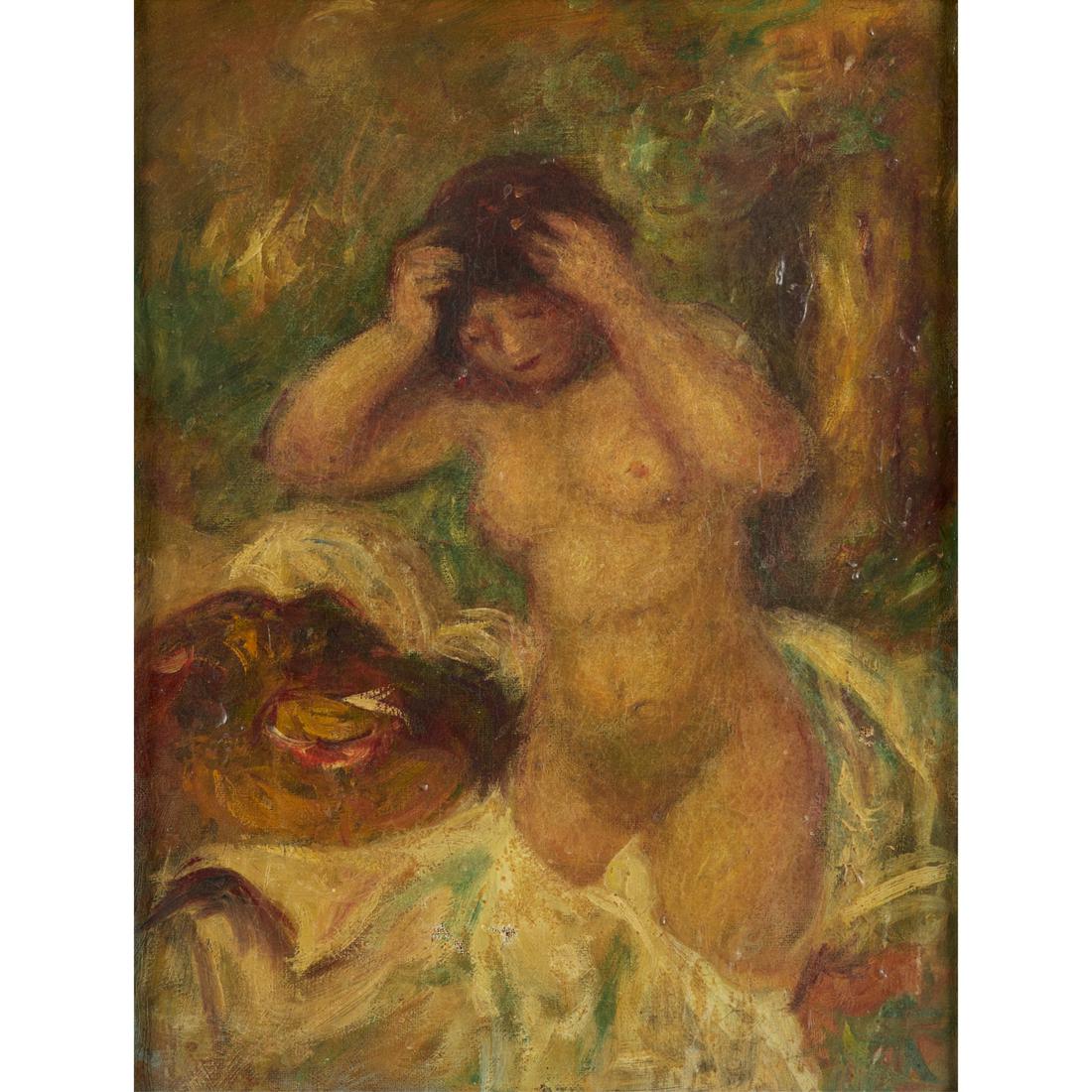 Pierre-Auguste Renoir (attrib.), oil on canvas (1 of 9)
