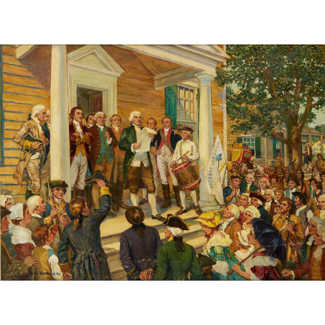 George A. Harker, oil on canvas, c. 1915 (1 of 9)